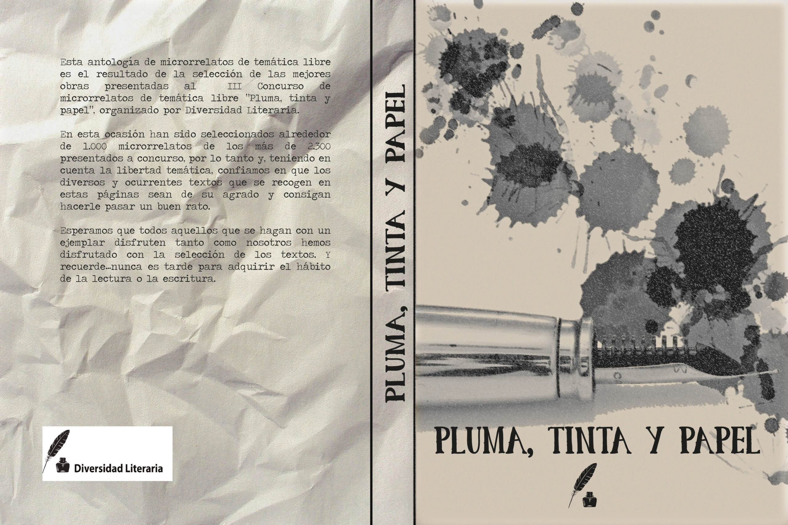 Portada Pluma, tinta y papel
