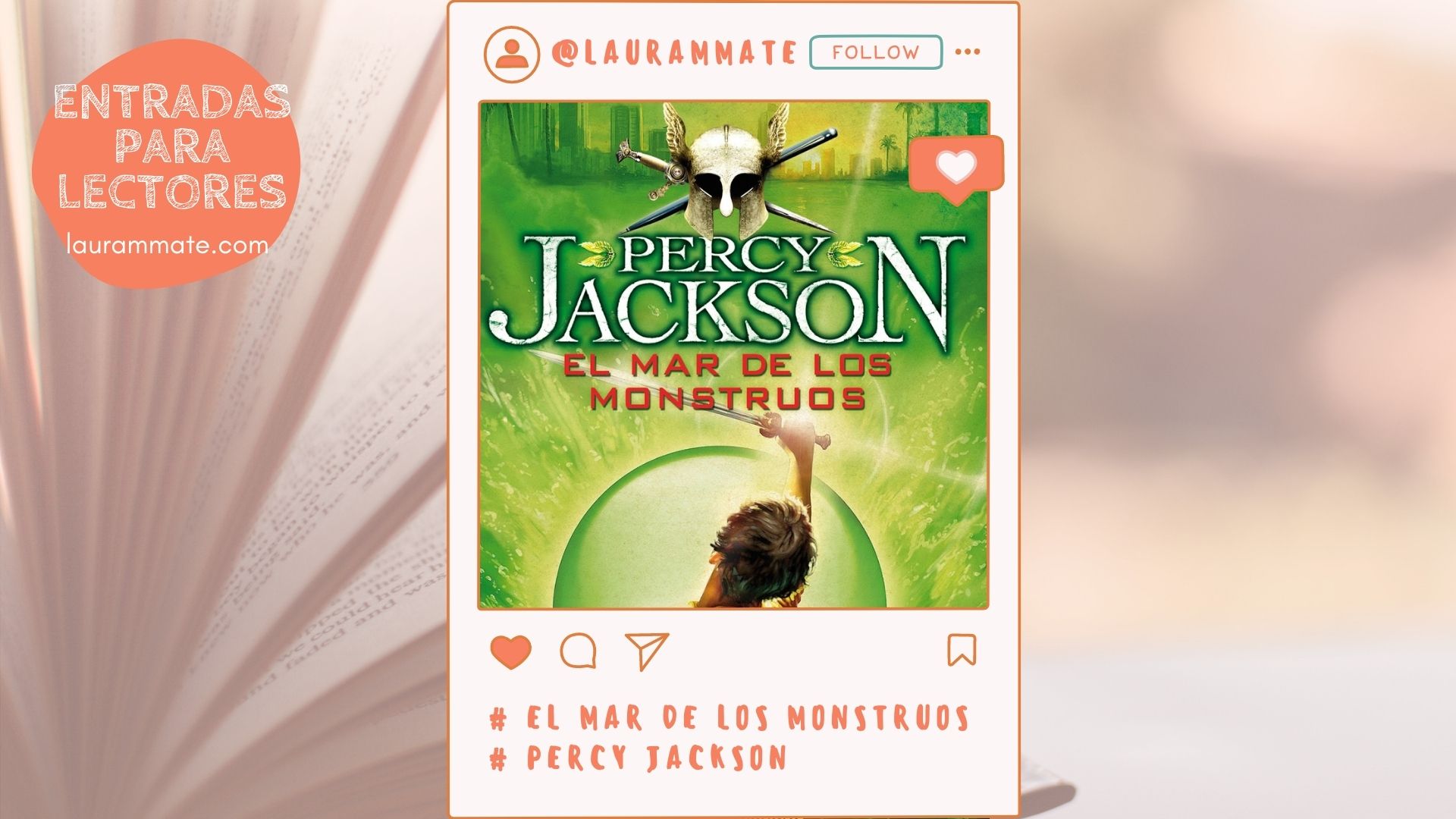 Reseña: El mar de los monstruos, de Rick Riordan