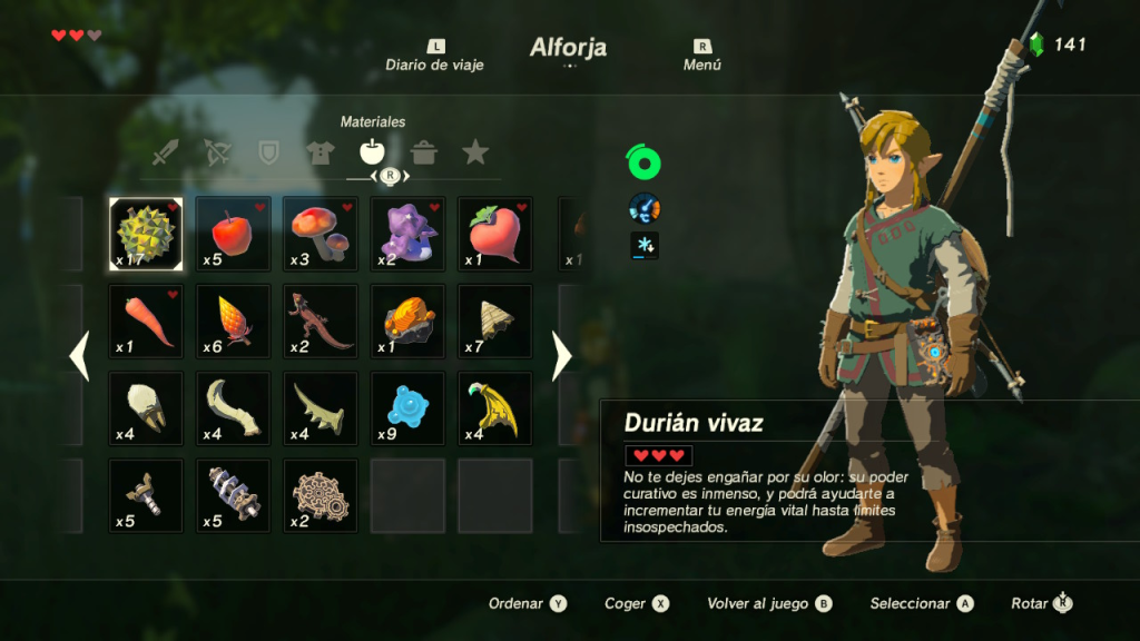 Tips de Zelda BOTW: cómo llenar la alforja de platos vivaces en 5 ...
