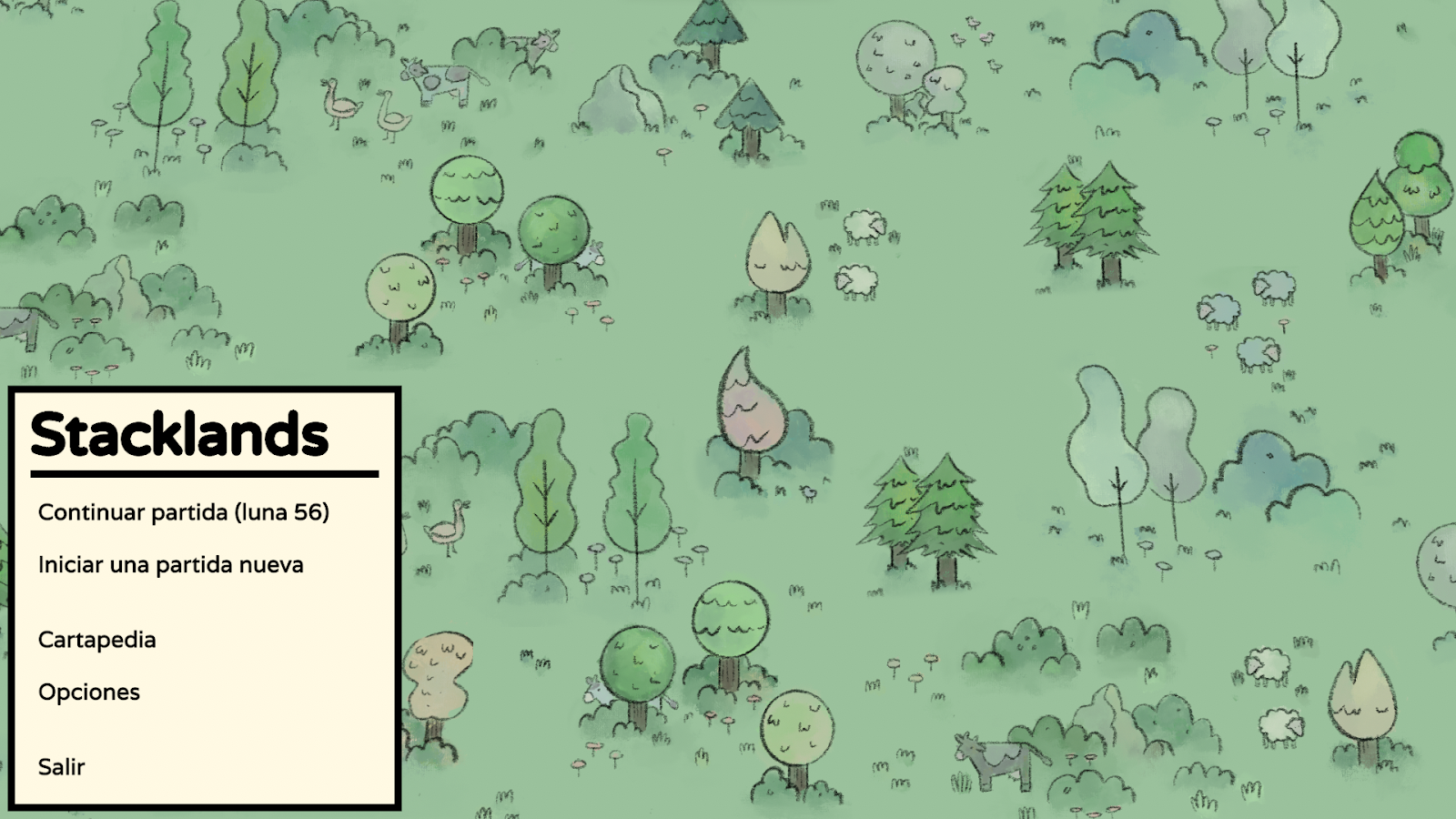Stacklands Menu Reseña: Stacklands, el Stardew Valley de cartas - Laura PikPik