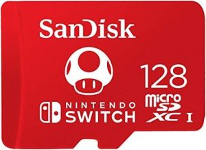 Tarjeta MicroSD 128GB SanDisk para nintendo switch