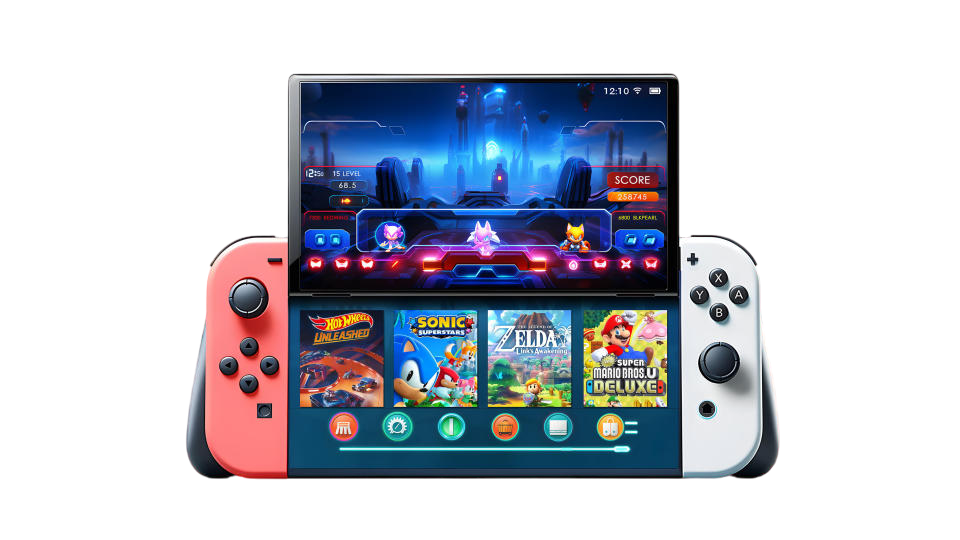 Posible Switch 2 con doble pantalla.