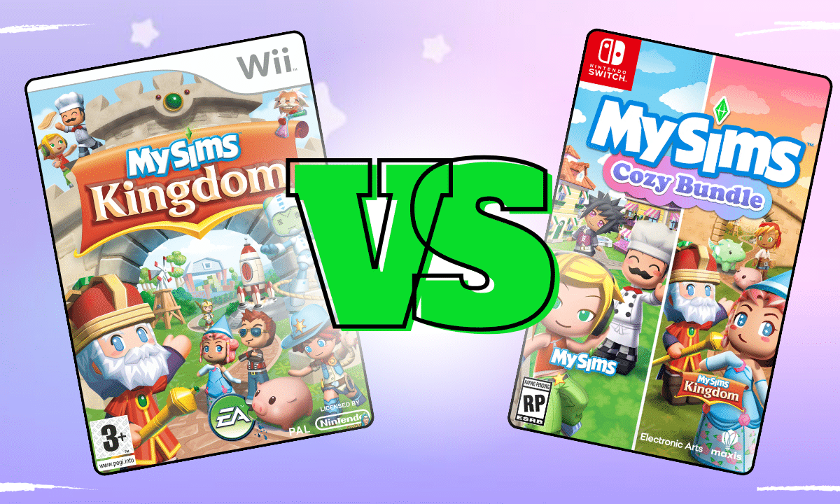 mysims kingdom wii vs mysims switch