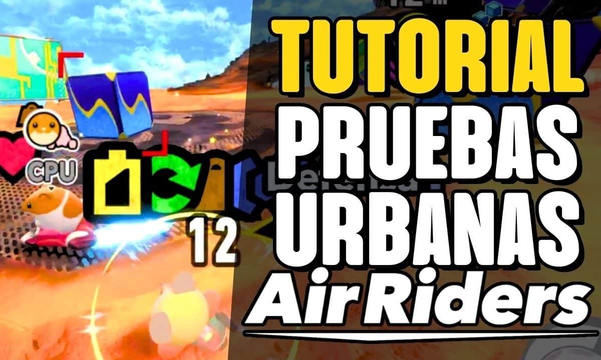 Cómo se juega a las Pruebas Urbanas de Kirby Air Riders