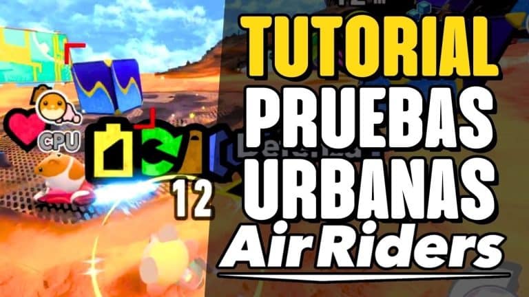 Cómo se juega a las Pruebas Urbanas de Kirby Air Riders
