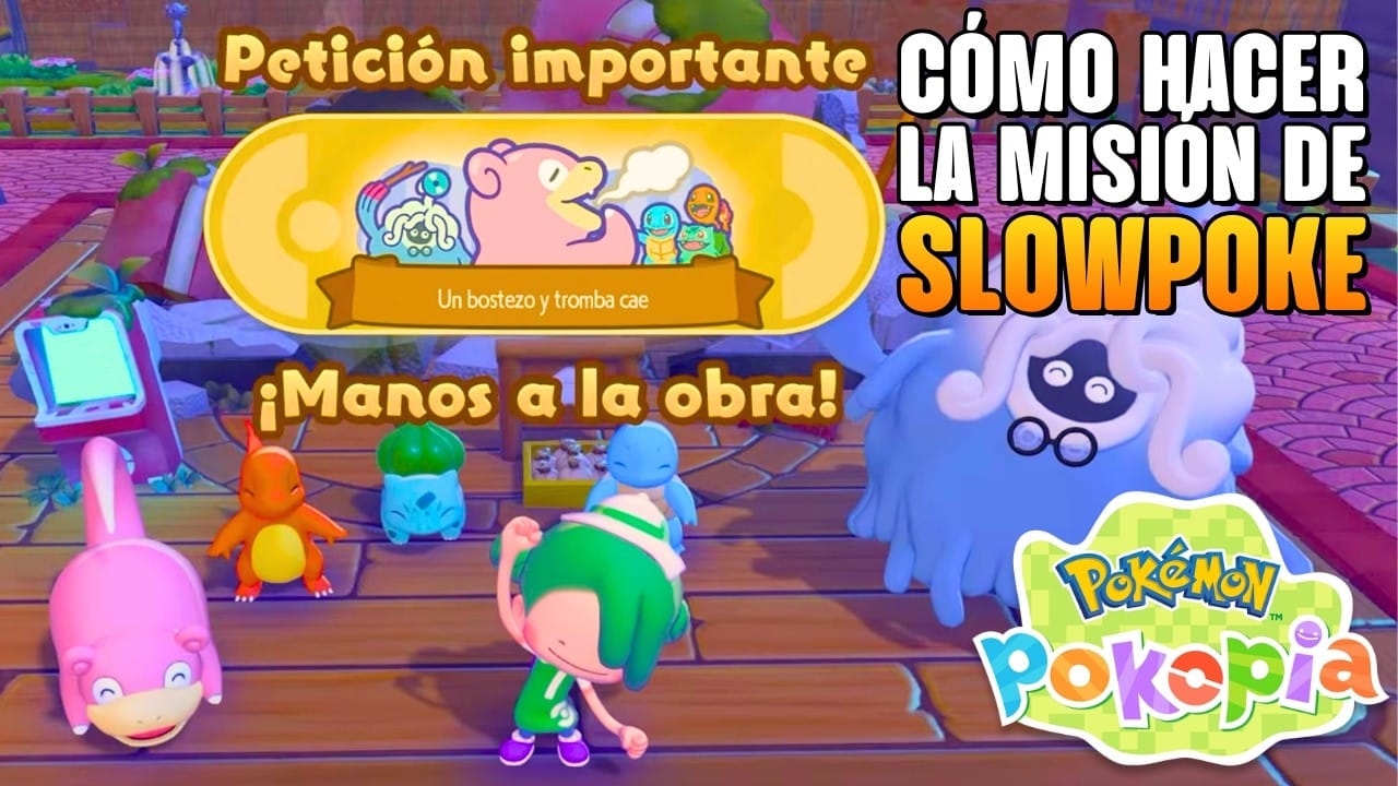 Cómo completar la misión de Slowpoke: hidratar el pueblo